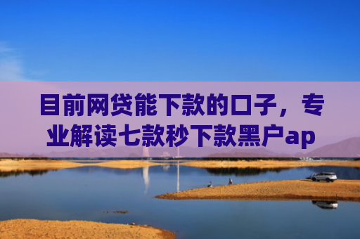 目前网贷能下款的口子，专业解读七款秒下款黑户app6