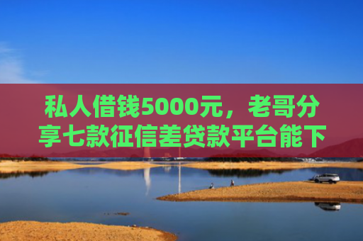 私人借钱5000元，老哥分享七款征信差贷款平台能下款吗安全吗