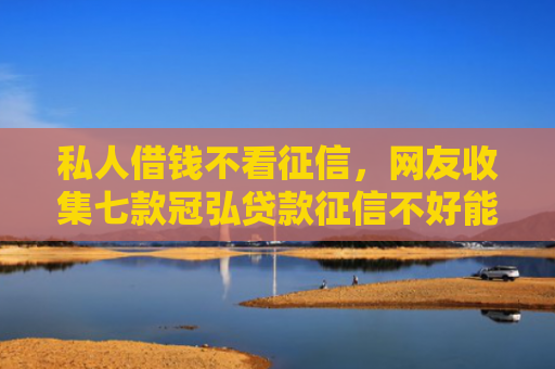 私人借钱不看征信，网友收集七款冠弘贷款征信不好能下款吗