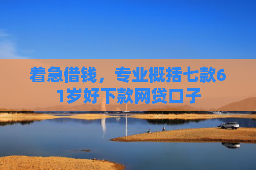 着急借钱，专业概括七款61岁好下款网贷口子