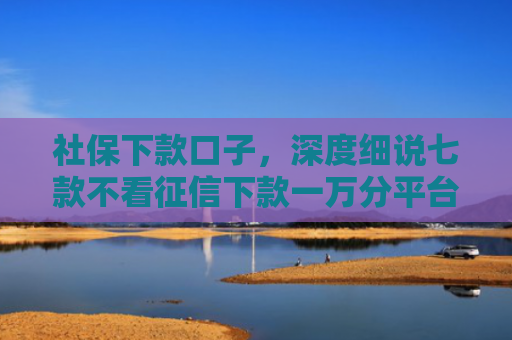 社保下款口子，深度细说七款不看征信下款一万分平台