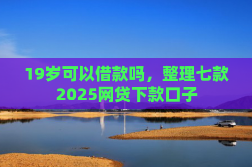 19岁可以借款吗，整理七款2025网贷下款口子