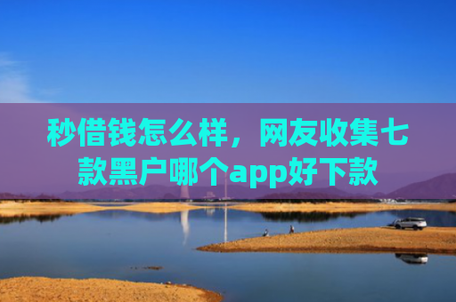 秒借钱怎么样，网友收集七款黑户哪个app好下款