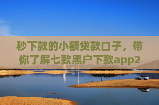 秒下款的小额贷款口子，带你了解七款黑户下款app2025