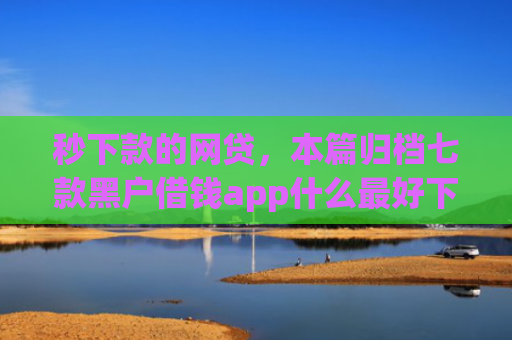 秒下款的网贷，本篇归档七款黑户借钱app什么最好下款