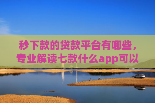 秒下款的贷款平台有哪些，专业解读七款什么app可以黑户下款