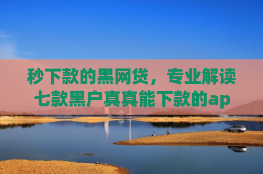 秒下款的黑网贷，专业解读七款黑户真真能下款的app