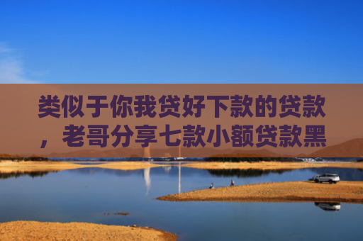 类似于你我贷好下款的贷款，老哥分享七款小额贷款黑户秒下款吗