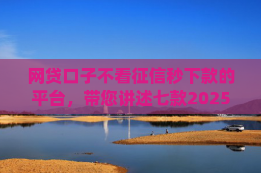 网贷口子不看征信秒下款的平台，带您讲述七款2025不查征信秒下款app