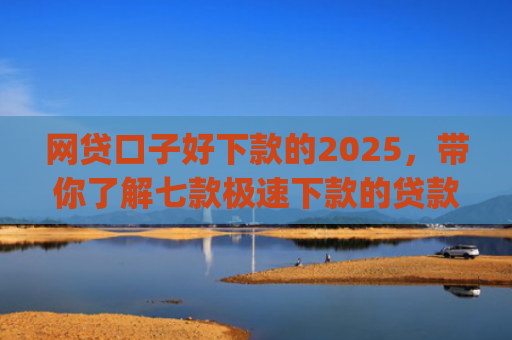 网贷口子好下款的2025，带你了解七款极速下款的贷款app不查征信
