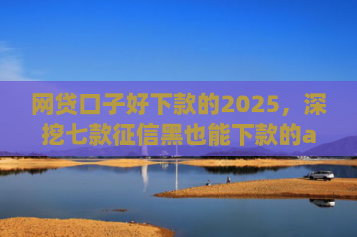 网贷口子好下款的2025，深挖七款征信黑也能下款的app