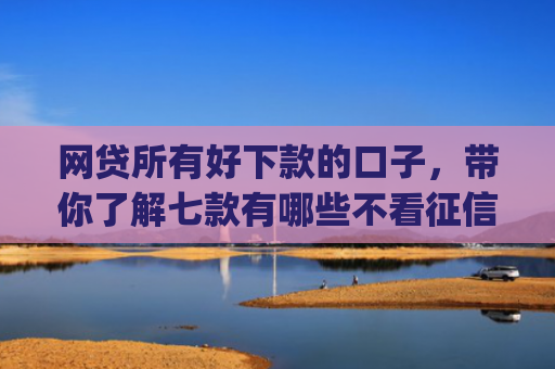 网贷所有好下款的口子，带你了解七款有哪些不看征信秒下款的app