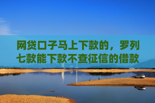 网贷口子马上下款的，罗列七款能下款不查征信的借款app