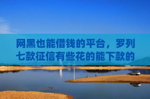 网黑也能借钱的平台，罗列七款征信有些花的能下款的小额app