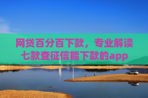 网贷百分百下款，专业解读七款查征信能下款的app