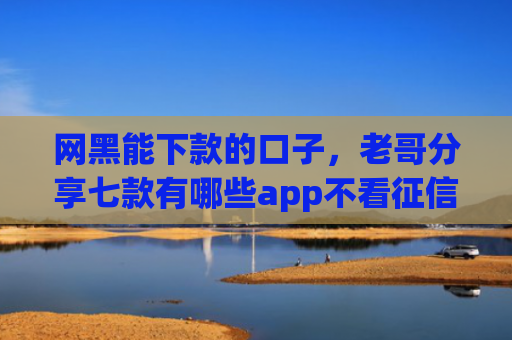 网黑能下款的口子，老哥分享七款有哪些app不看征信可以下款的