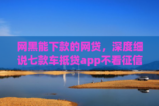 网黑能下款的网贷，深度细说七款车抵贷app不看征信能下款吗