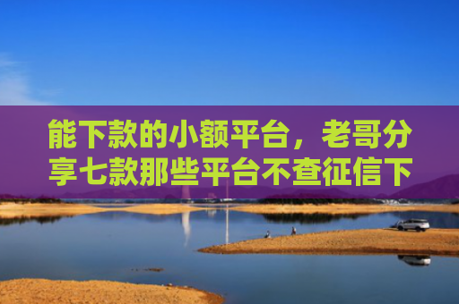 能下款的小额平台，老哥分享七款那些平台不查征信下款快