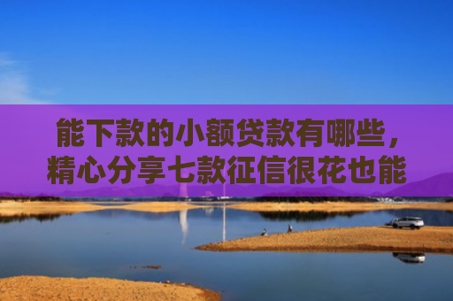 能下款的小额贷款有哪些，精心分享七款征信很花也能稳下款的正规网贷