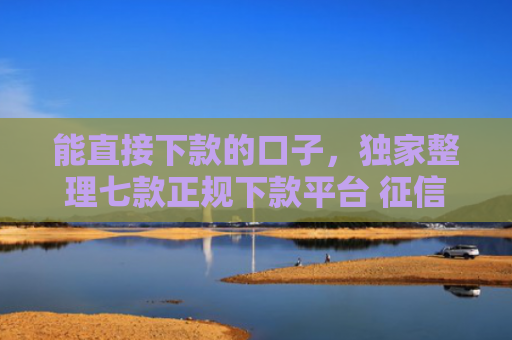能直接下款的口子，独家整理七款正规下款平台 征信花