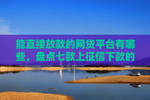 能直接放款的网贷平台有哪些，盘点七款上征信下款的平台