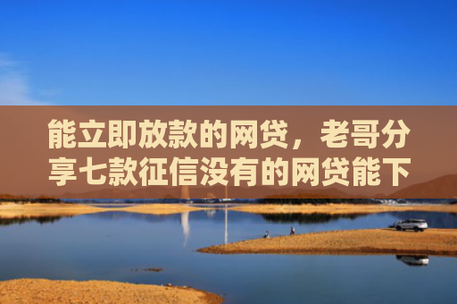能立即放款的网贷，老哥分享七款征信没有的网贷能下款吗