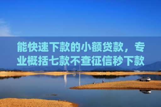 能快速下款的小额贷款，专业概括七款不查征信秒下款的网贷app