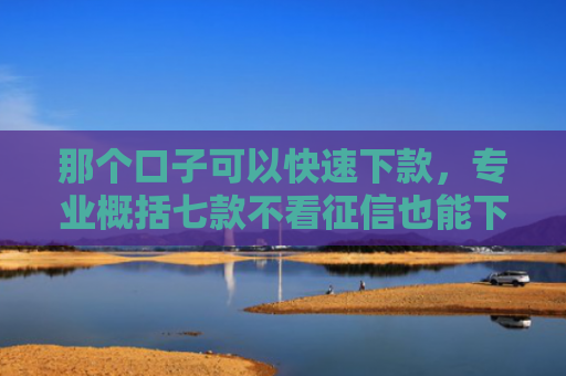那个口子可以快速下款，专业概括七款不看征信也能下款的网贷
