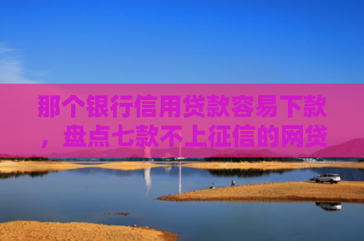 那个银行信用贷款容易下款，盘点七款不上征信的网贷秒下款