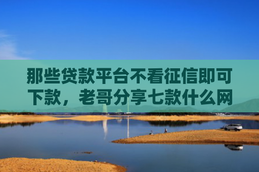 那些贷款平台不看征信即可下款，老哥分享七款什么网贷不查征信好下款5000