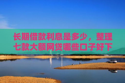 长期借款利息是多少，整理七款大额网贷哪些口子好下款