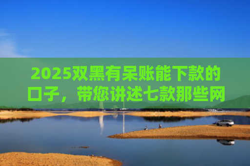 2025双黑有呆账能下款的口子，带您讲述七款那些网贷黑口子好下款