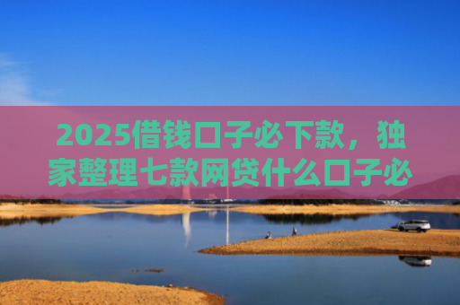 2025借钱口子必下款，独家整理七款网贷什么口子必下款