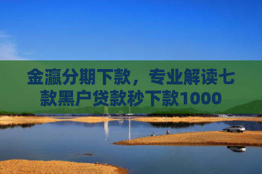 金瀛分期下款，专业解读七款黑户贷款秒下款1000