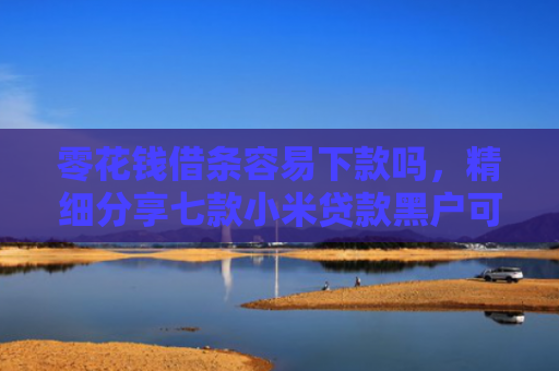零花钱借条容易下款吗，精细分享七款小米贷款黑户可以下款吗